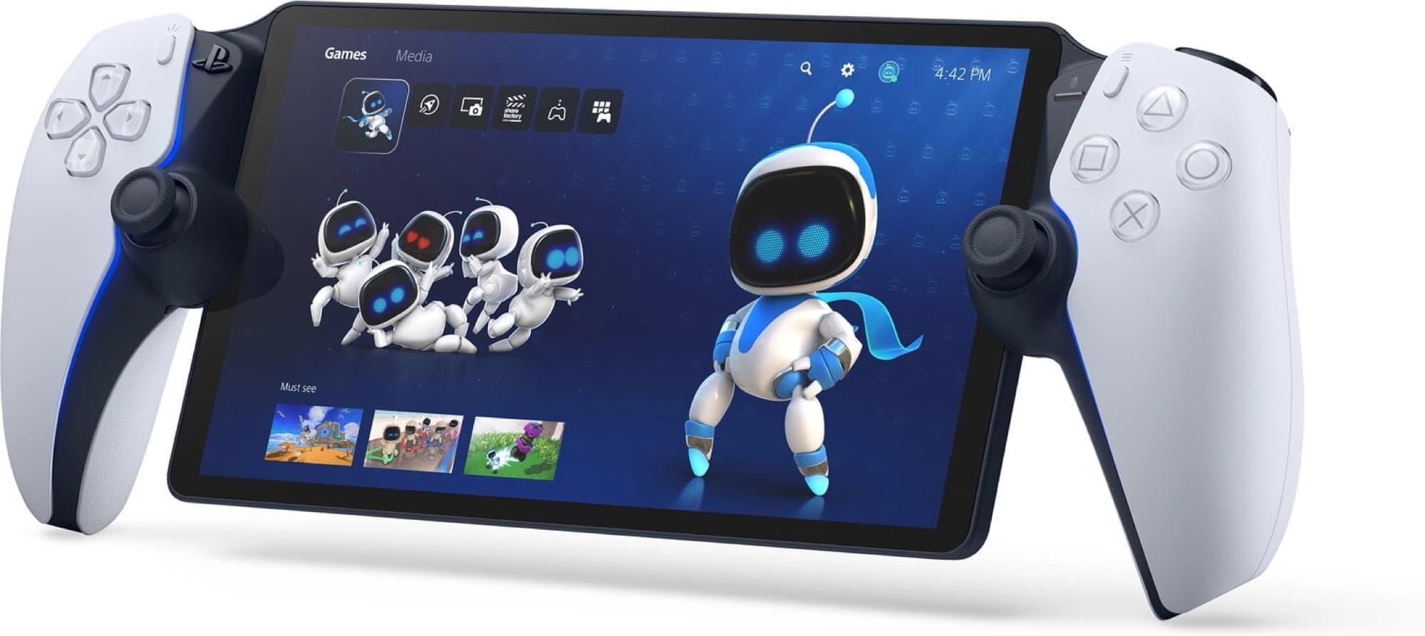 PlayStation Portal with a game on screen