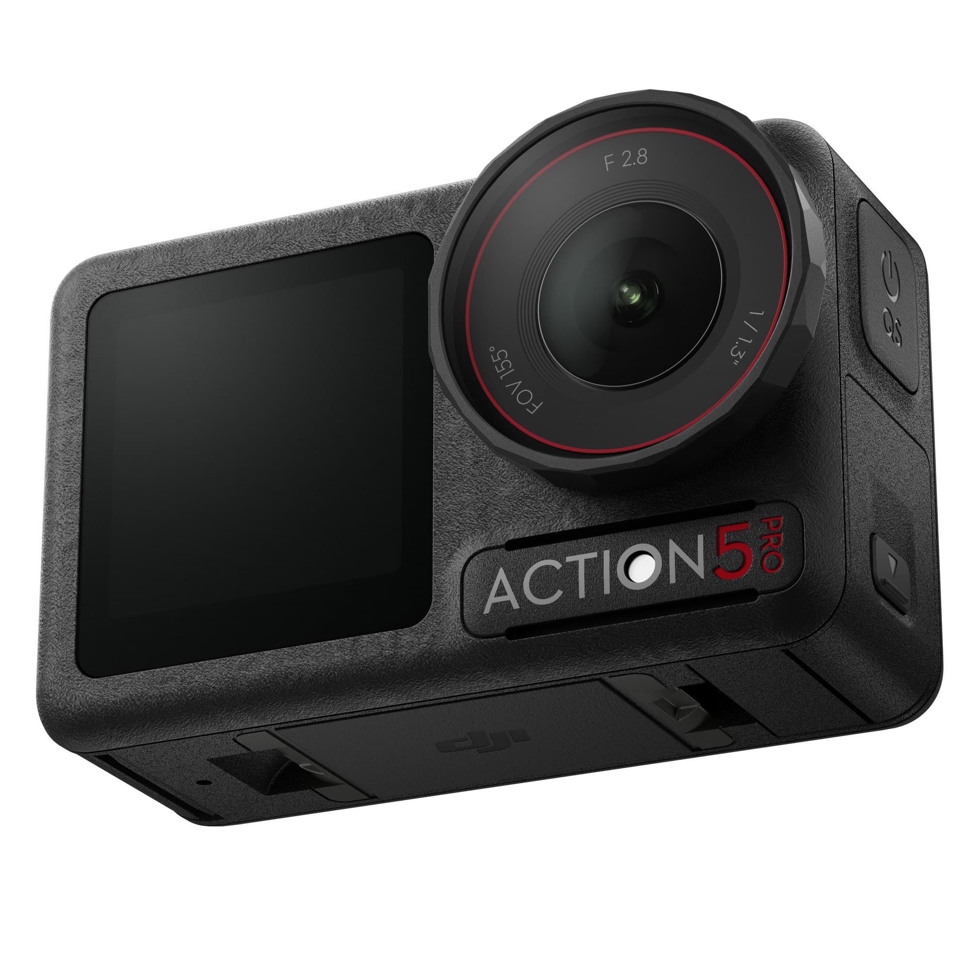 Osmo Action 5 Pro from the side at an angle