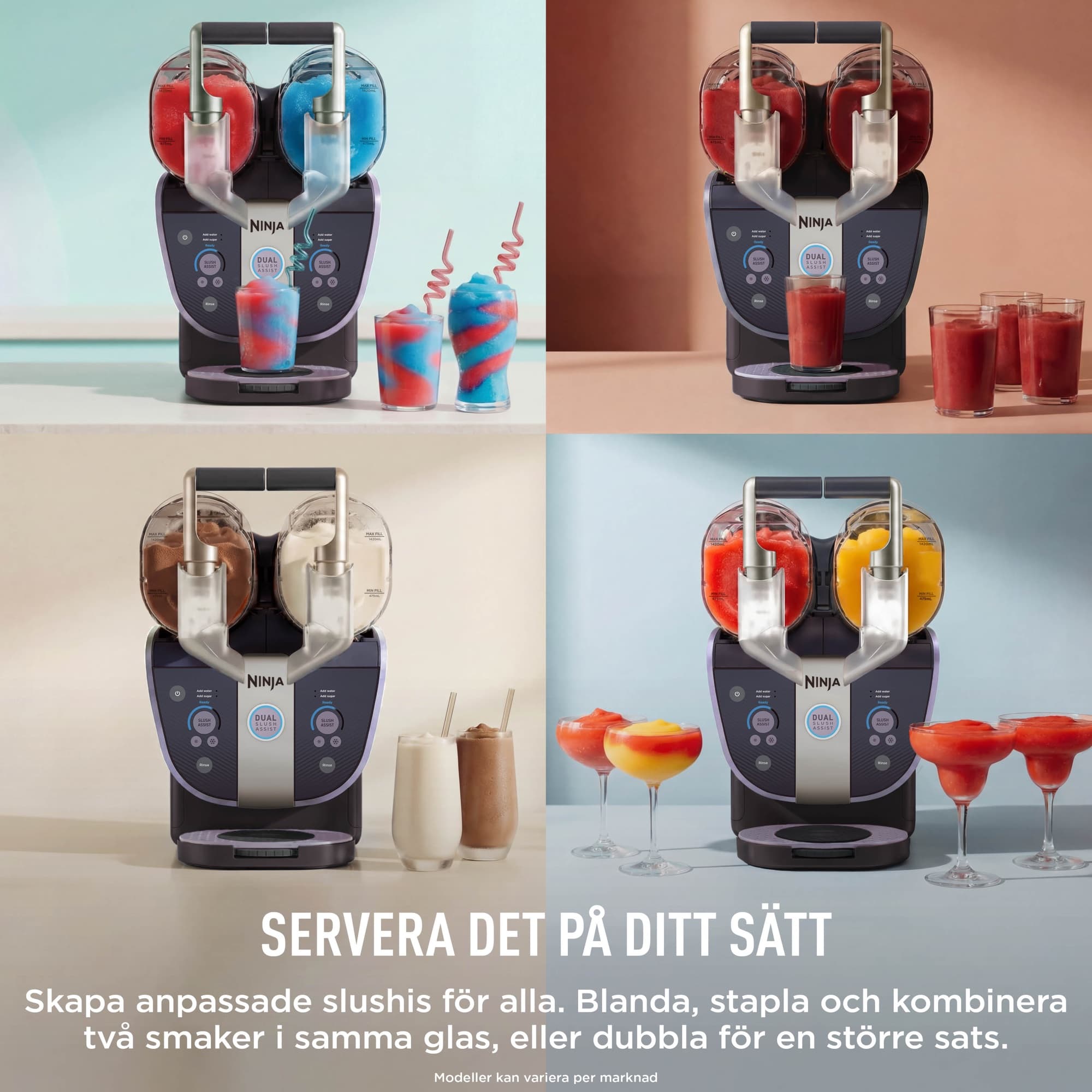 Different ways to serve
