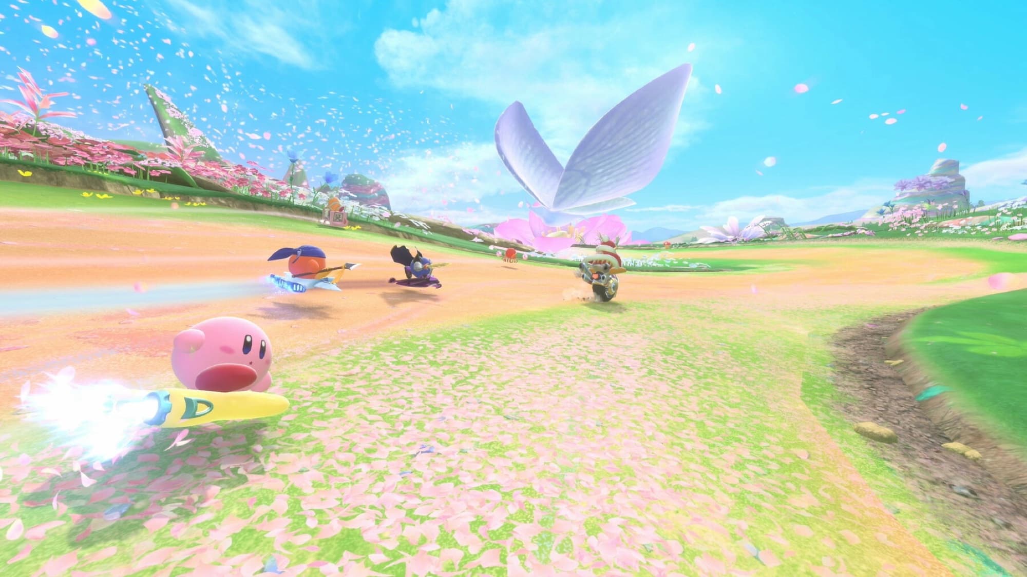 Screenshot from Kirby Air Riders