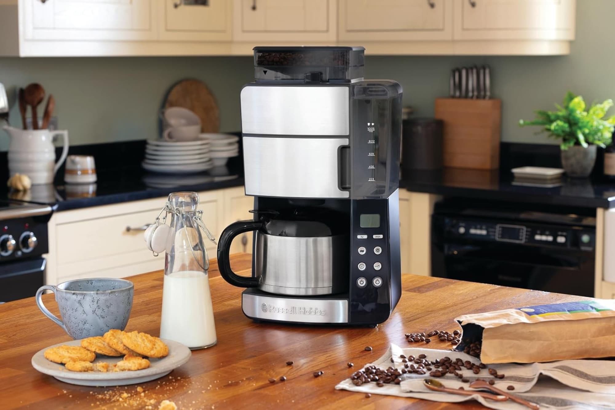 Grind & Brew with thermal jug in the kitchen