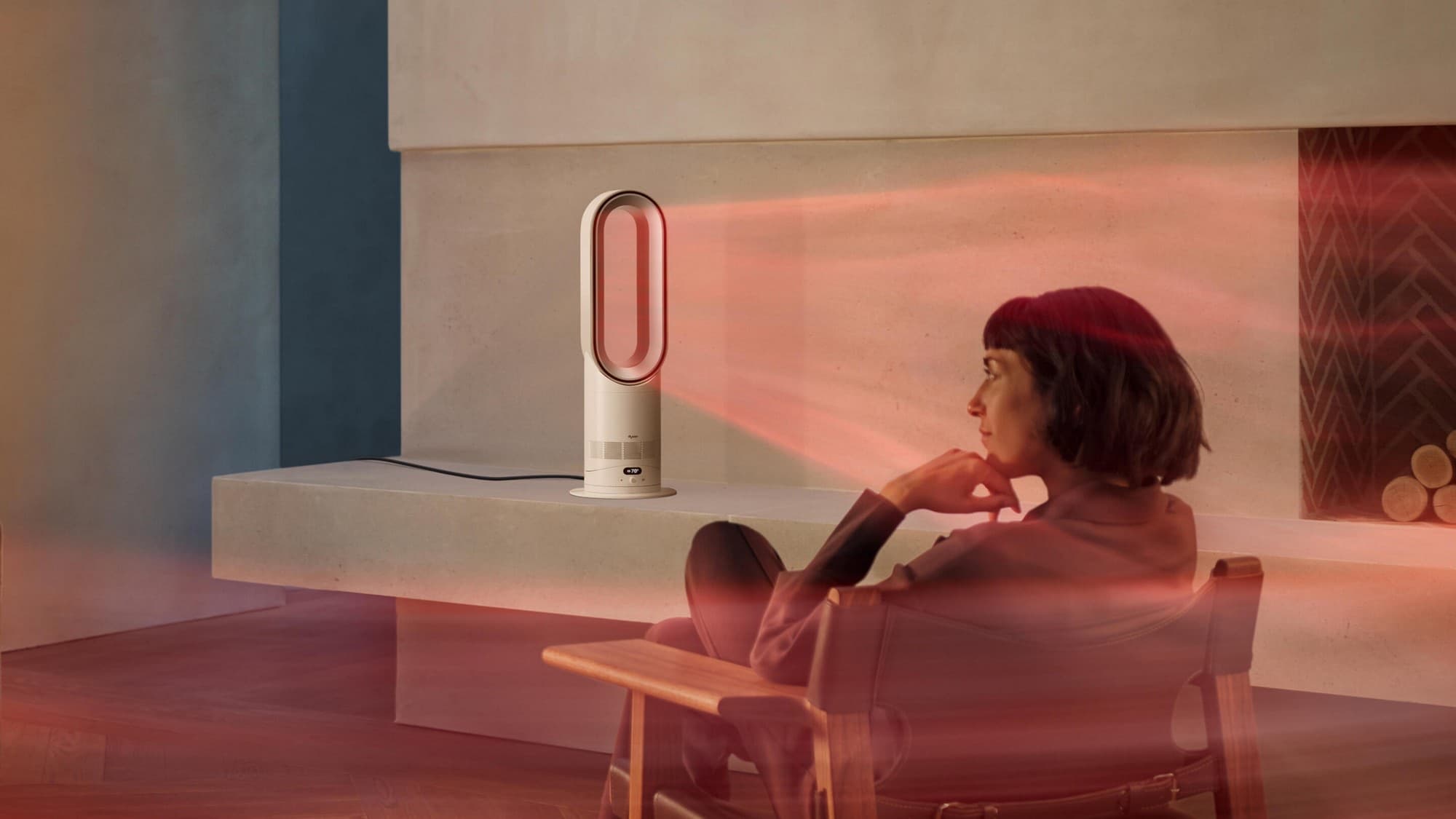 The heater in a living room