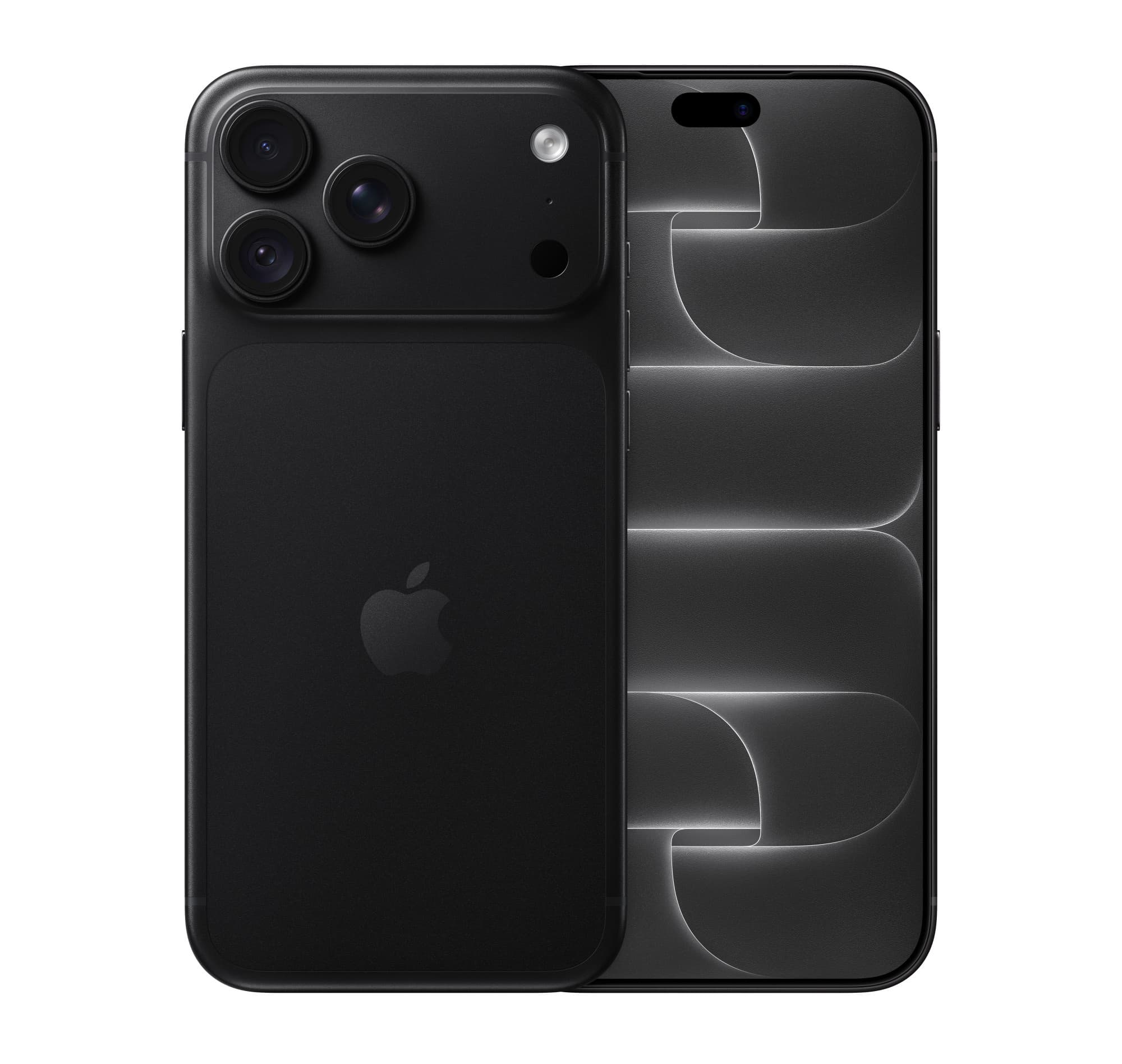 iPhone 18 Pro Max in black, front and back