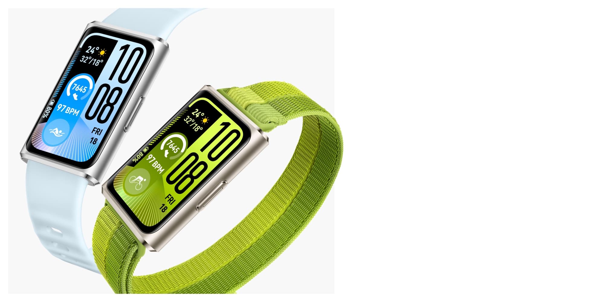 Two HUAWEI Band 11 Pro side by side