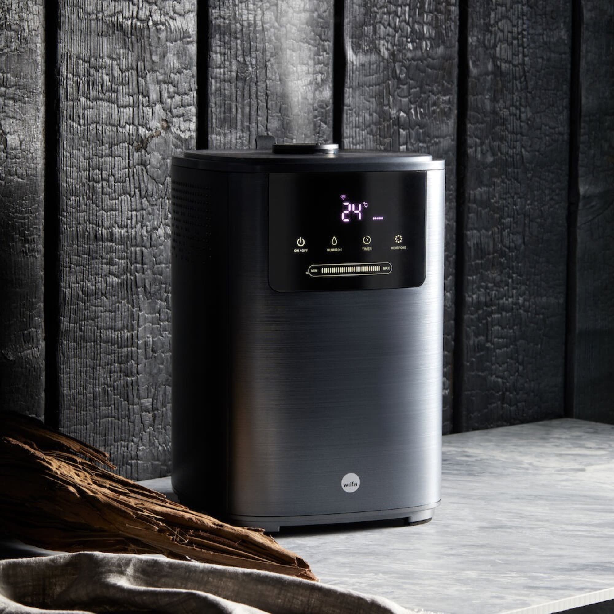 Haze in a dark interior