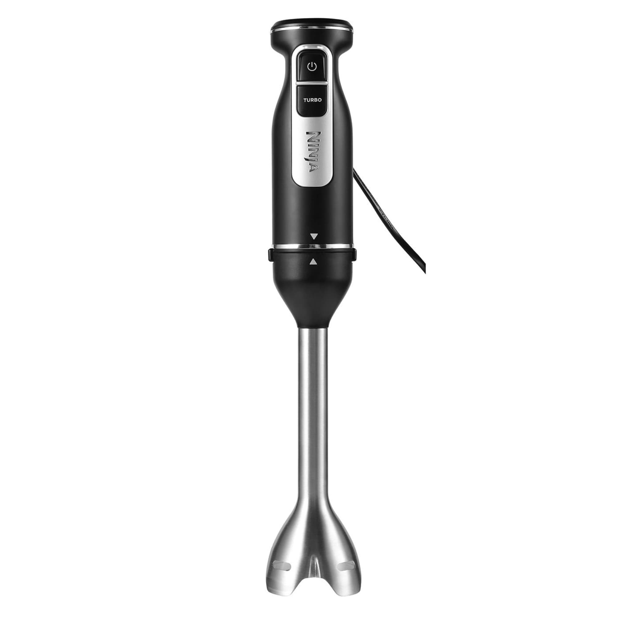 The hand blender with stainless steel shaft