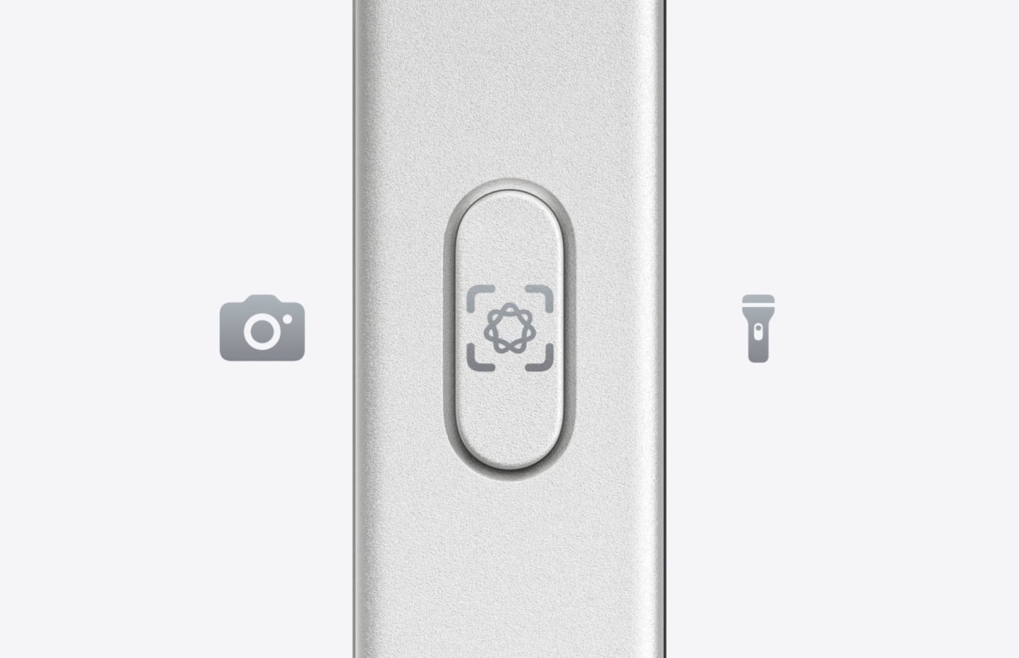 The Action button on the side of the phone