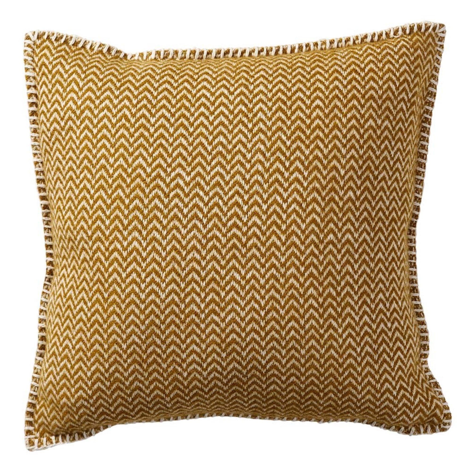 Chevron cushion cover 45 × 45 cm in Karamell