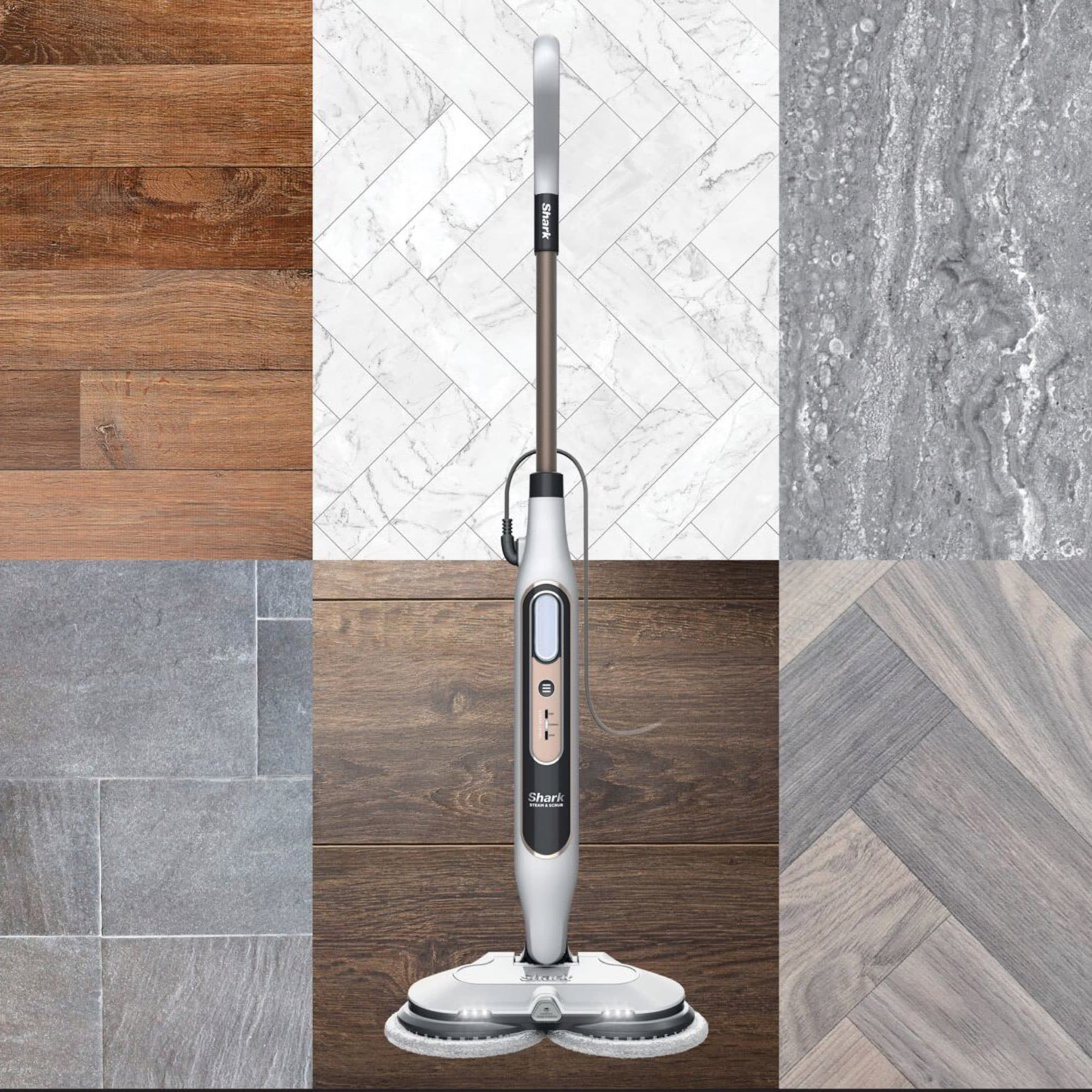 For sealed hard floors such as wood, stone and laminate