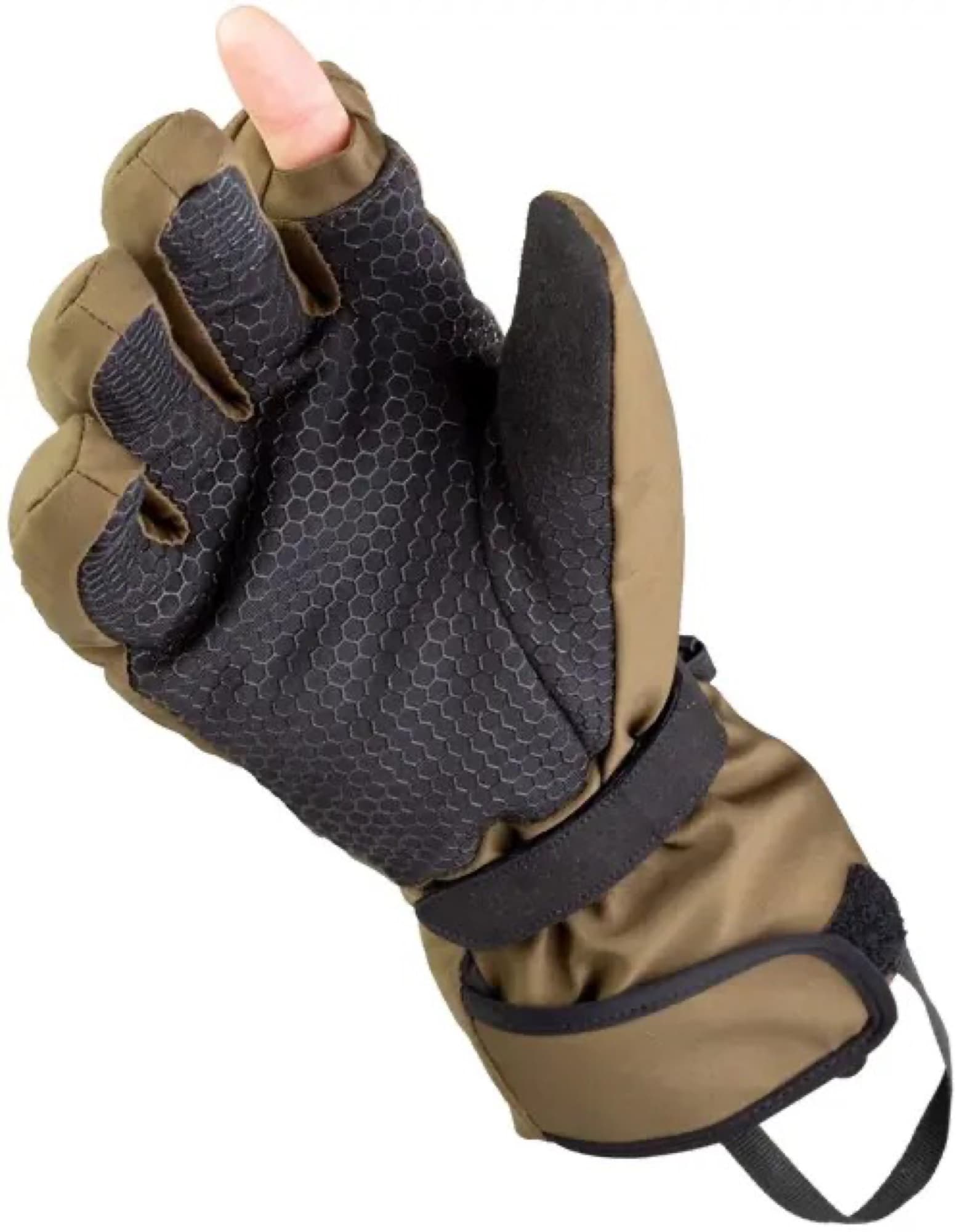 The trigger finger folded back