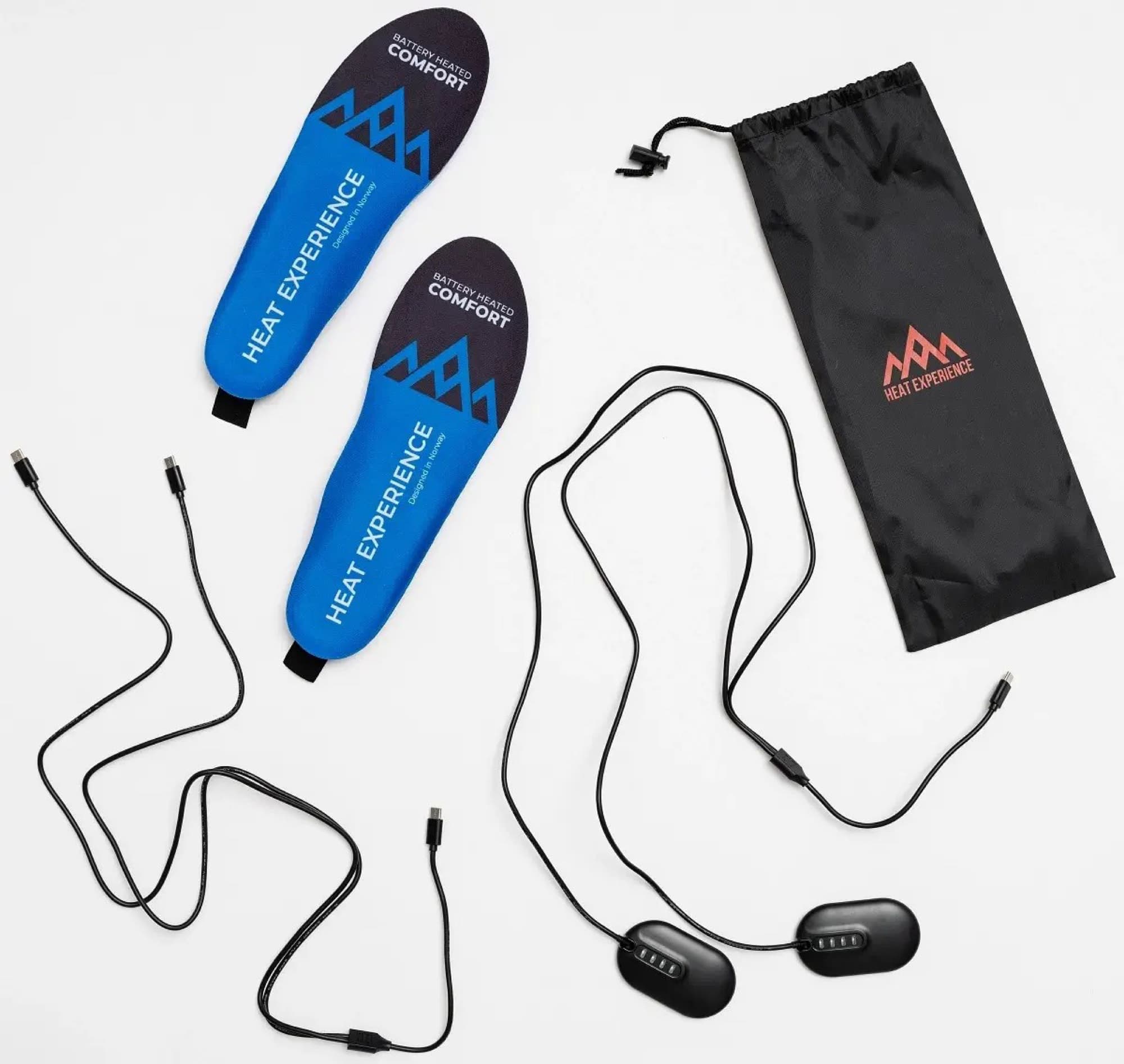 The insoles with charger and bag