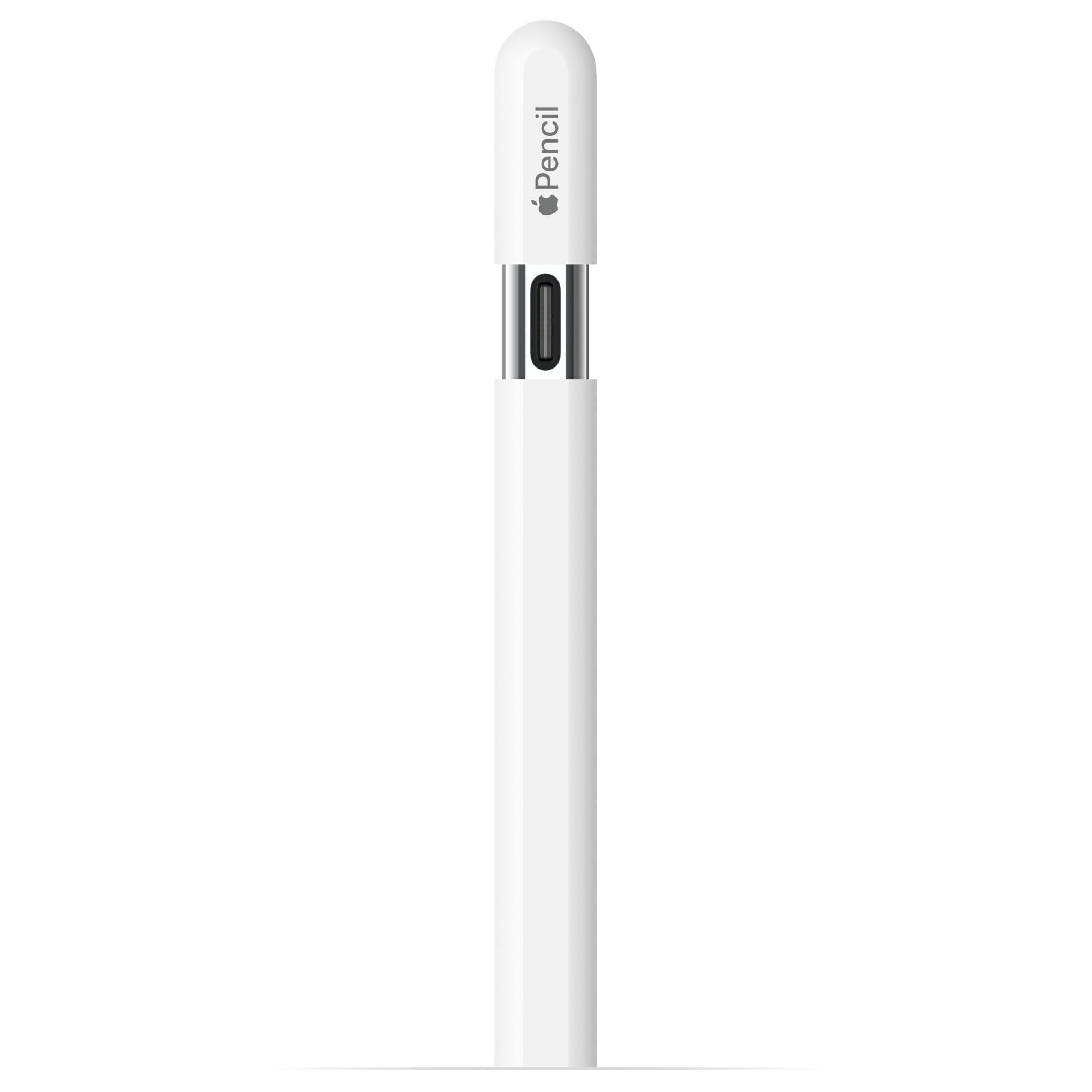 Apple Pencil (USB-C) with the USB-C port open