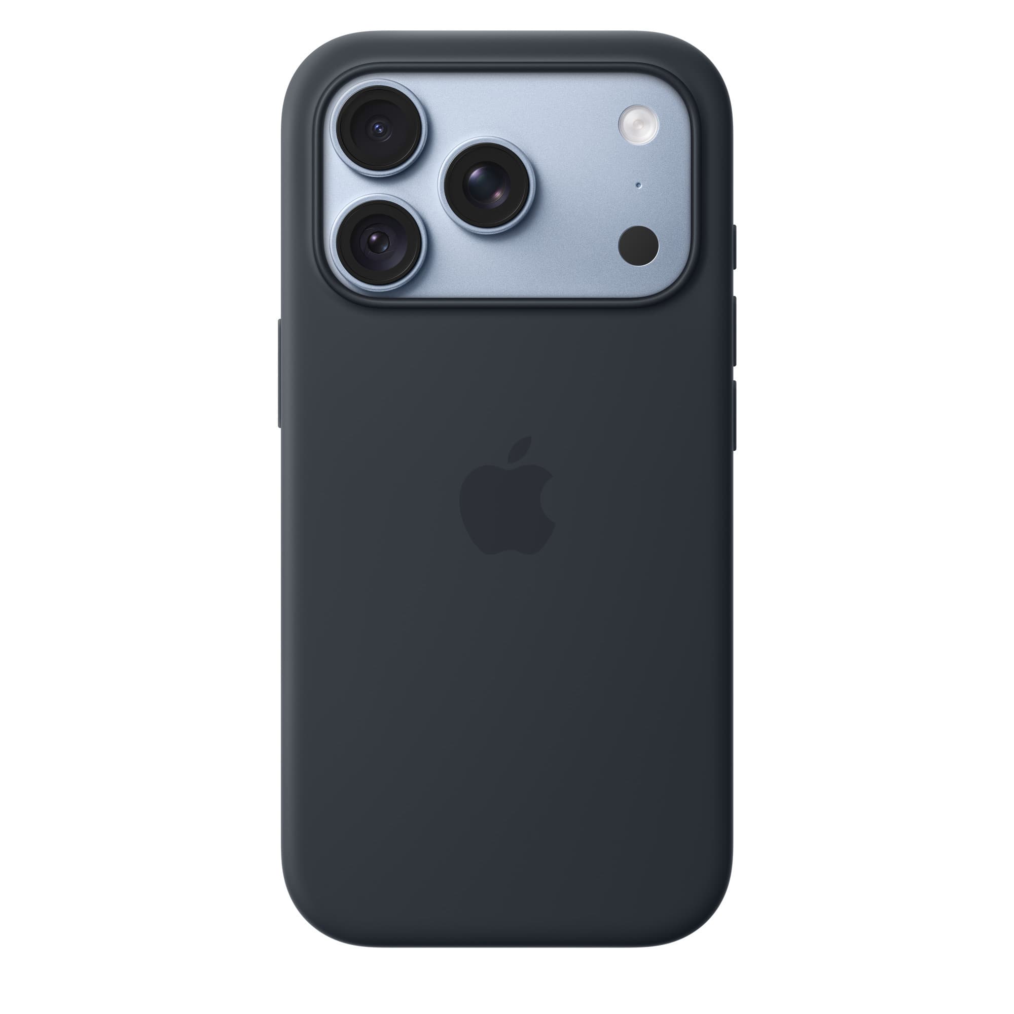 Silicone Case with MagSafe for iPhone 18 Pro and 18 Pro Max – iPhone 18 Pro in navy