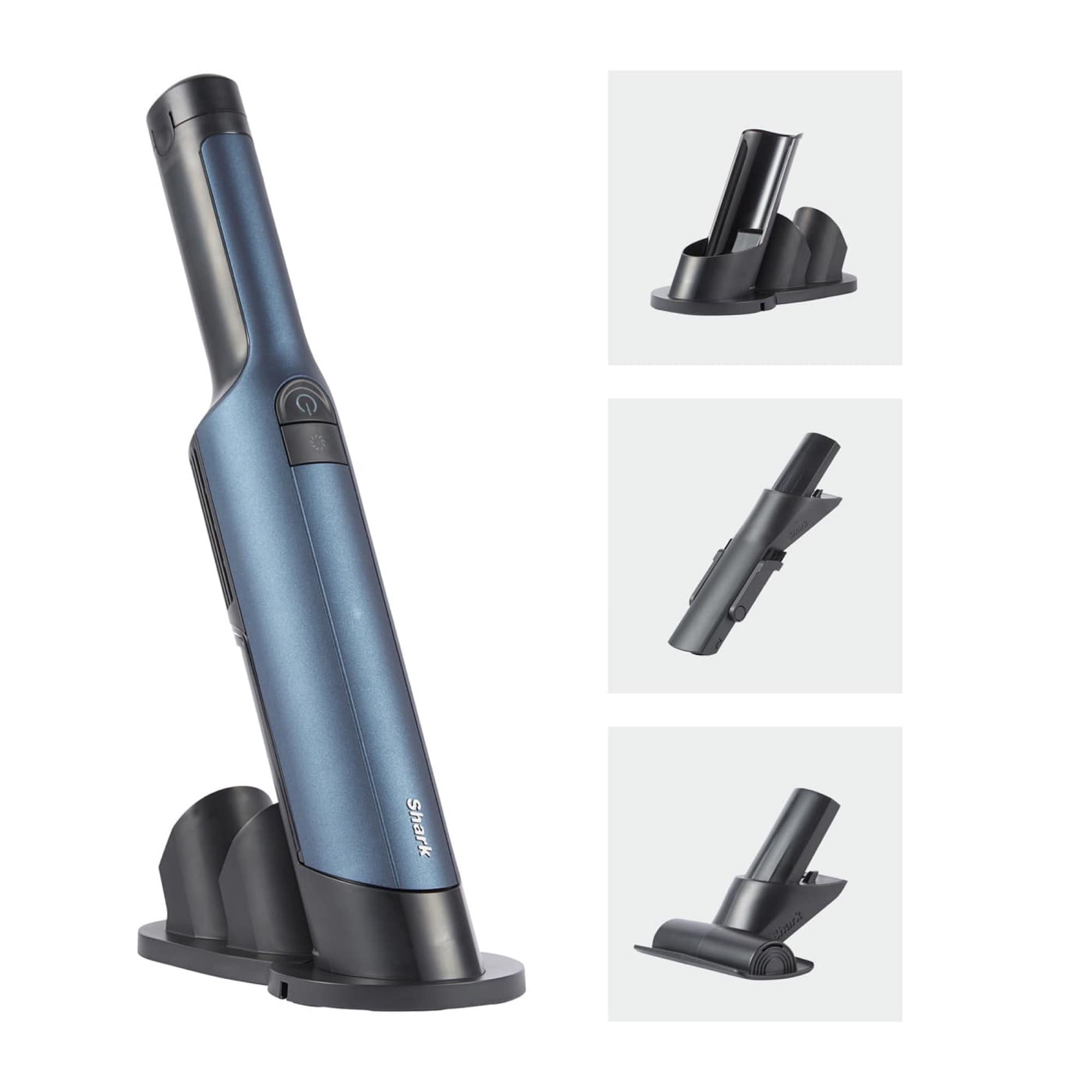 The handheld with charging dock and two tools
