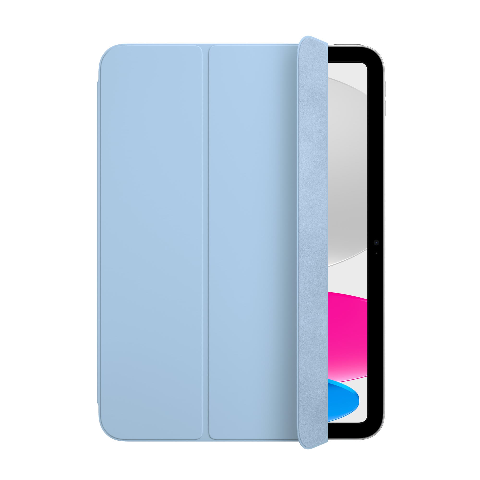 Smart Folio partly open on iPad
