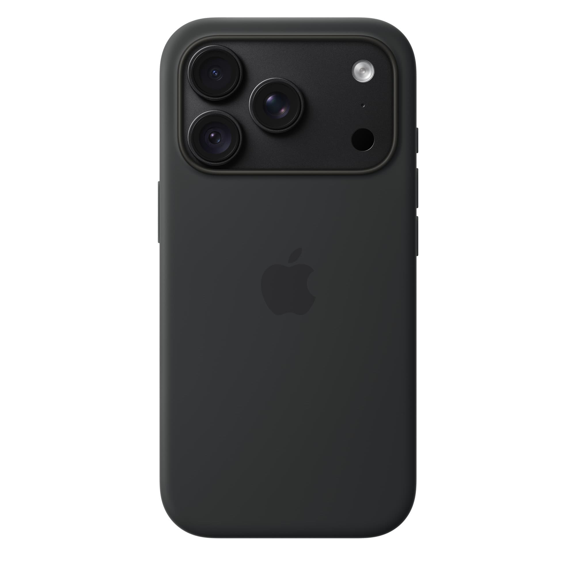 Silicone Case with MagSafe for iPhone 18 Pro and 18 Pro Max – iPhone 18 Pro in black