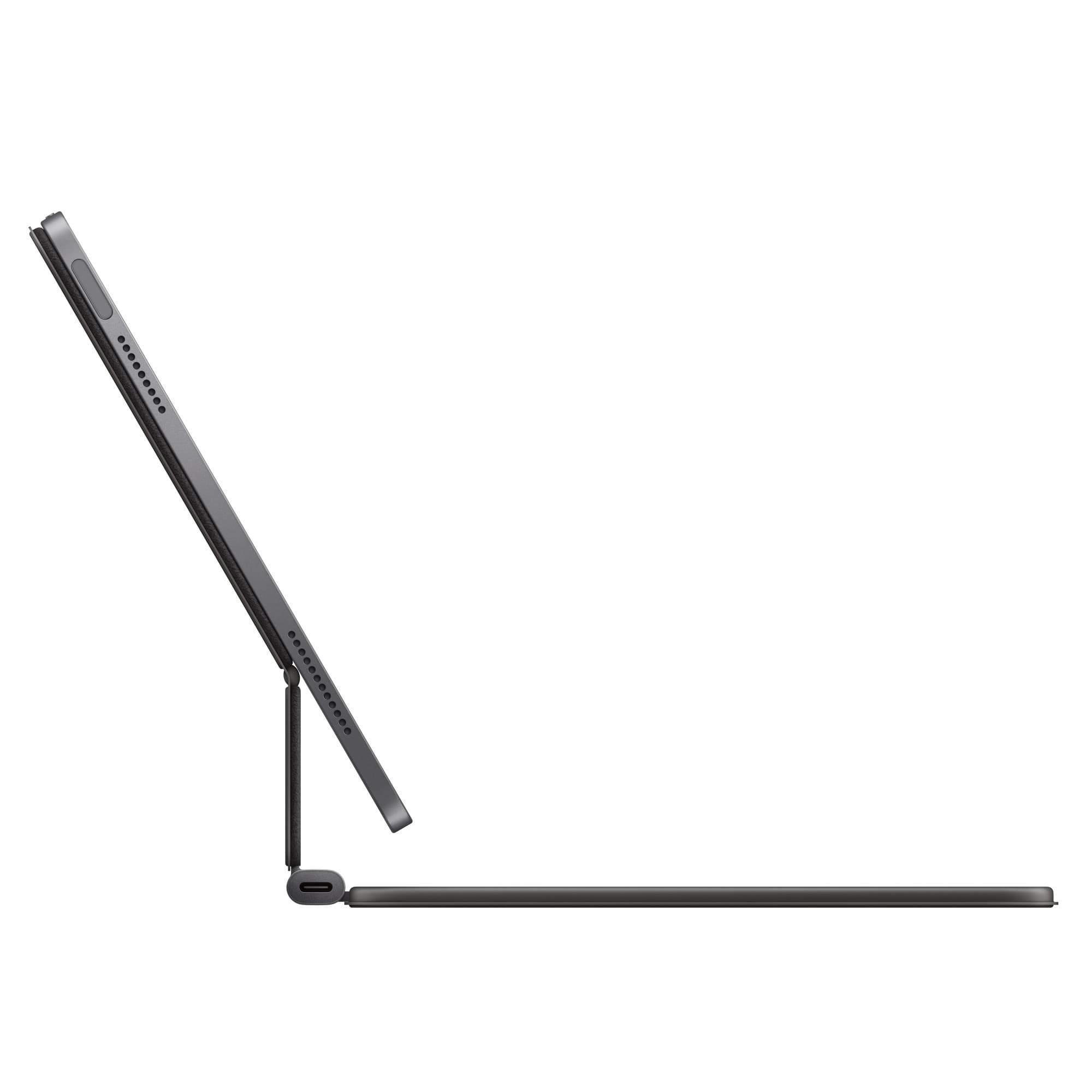 The floating design from the side