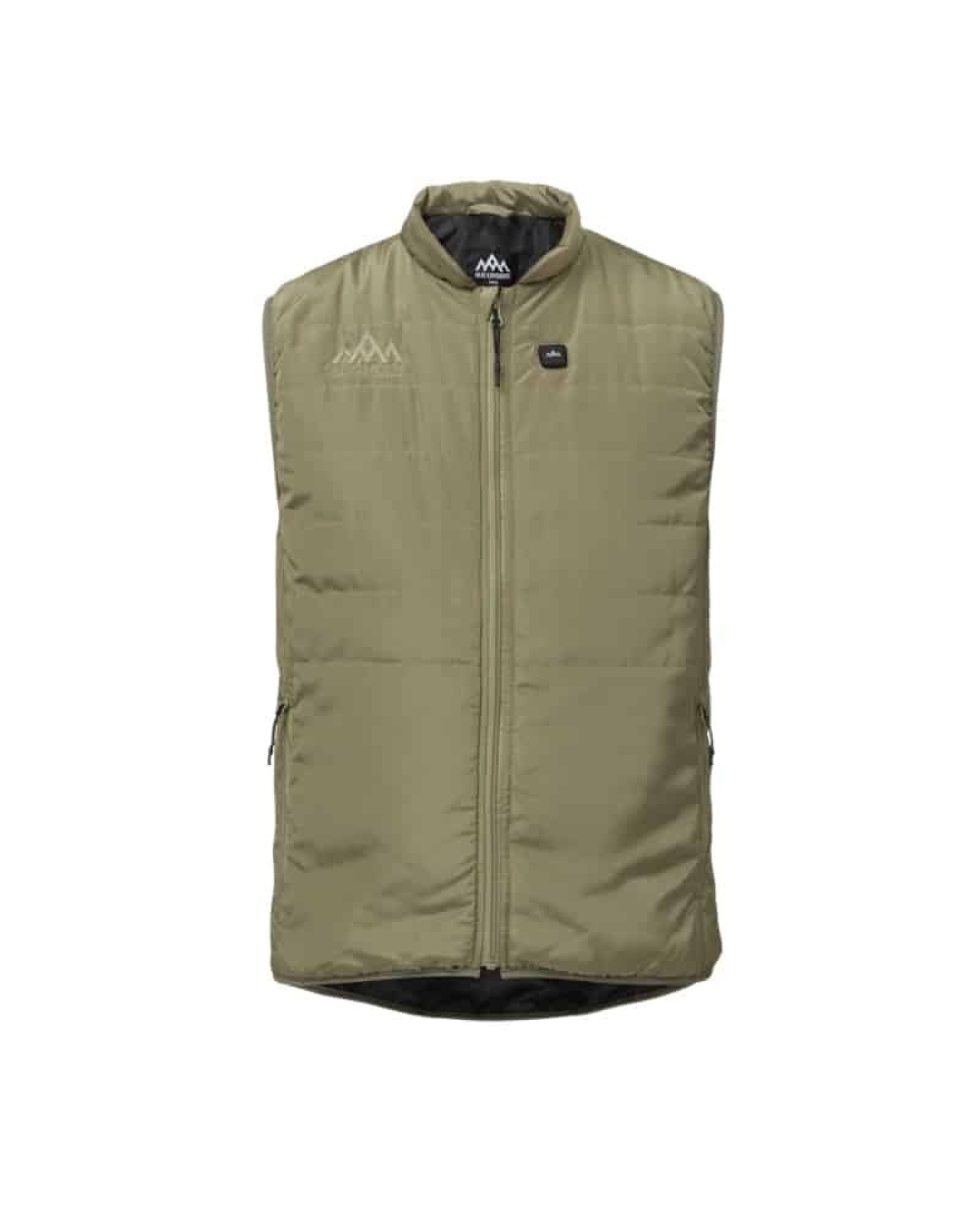 HeatX Everyday men's heated vest in Lichen Green
