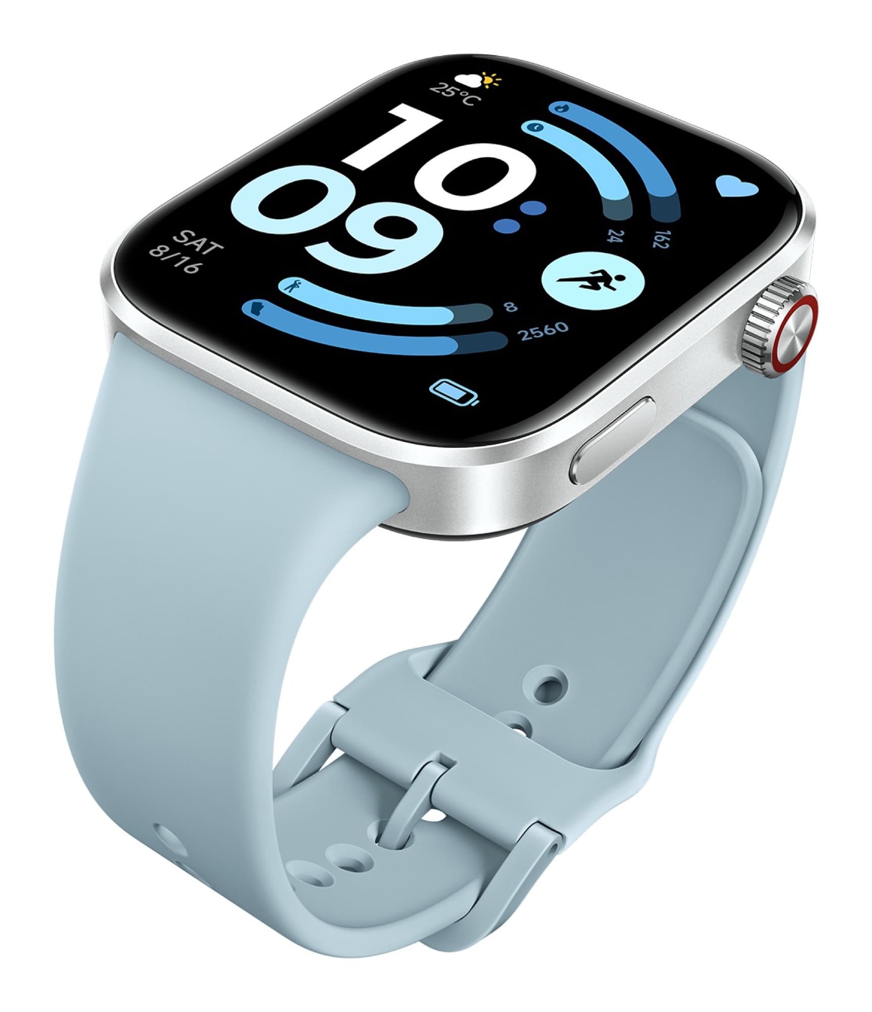 REDMI Watch 6 at an angle showing the buttons