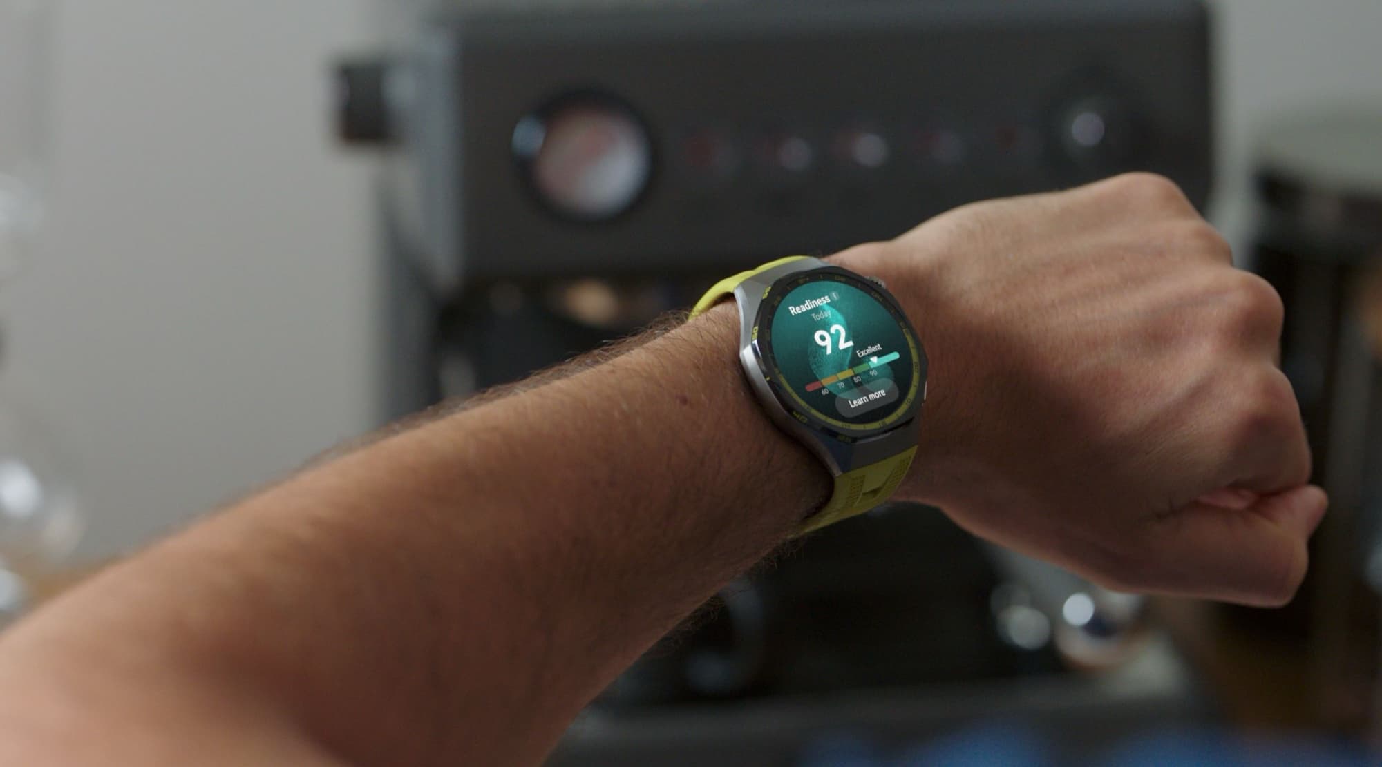 GT 7 Pro on the wrist